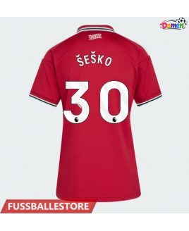 Günstige Manchester United Benjamin Sesko #30 Heimtrikot Damen 2026-27 Kurzarm